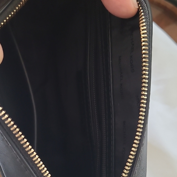 Michael Kors Black Crossbody Bag with Gold Accents - Picture 7 of 7